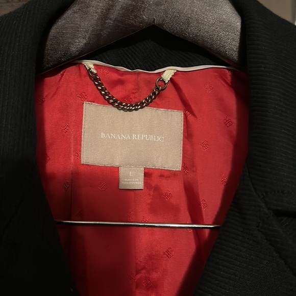 Banana Republic Classic Navy Pea Coat NWOT - Picture 8 of 12